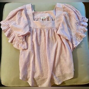 Beachlunchlounge Striped Red/whiteTop